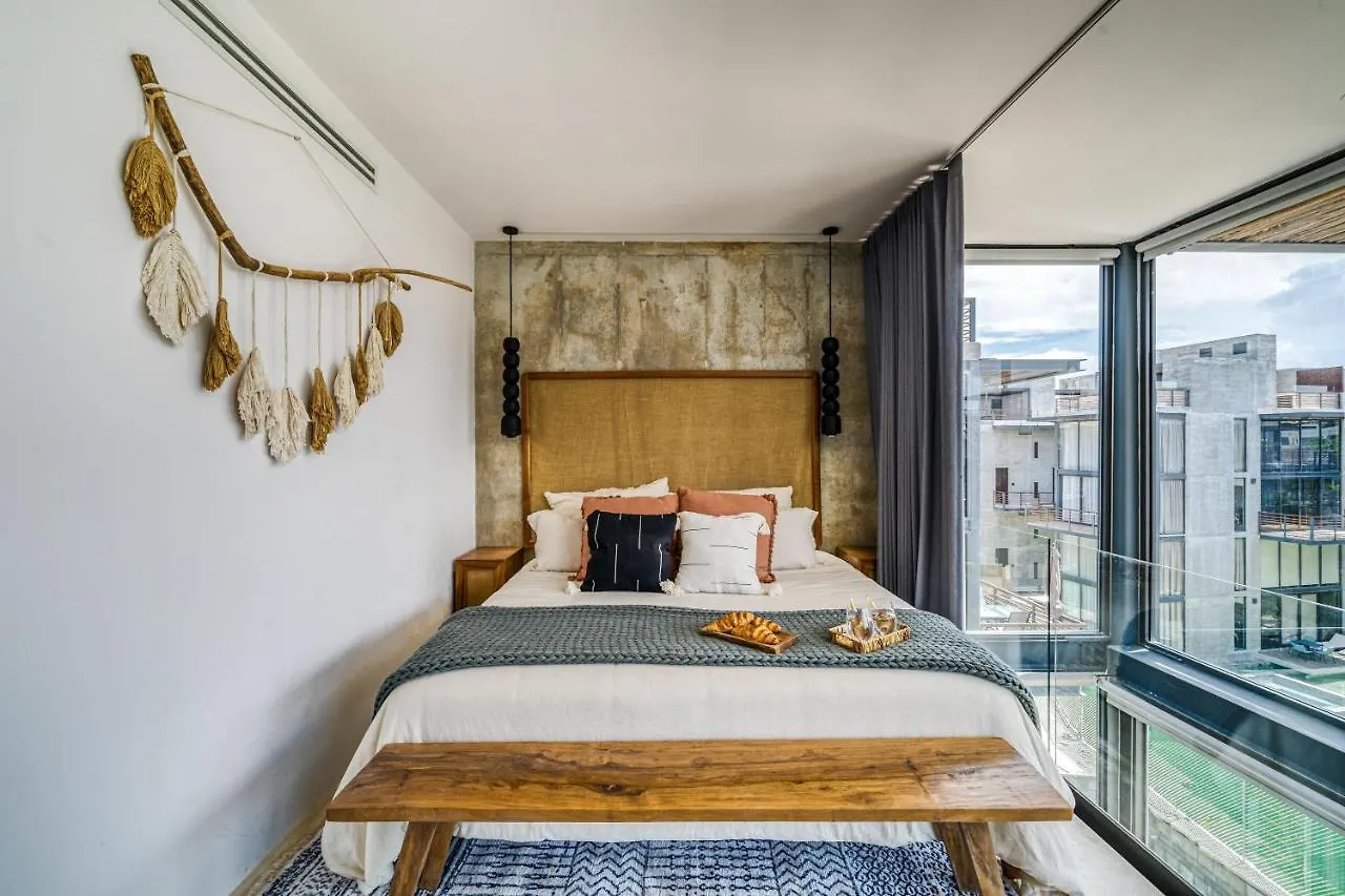 דירות Divine 1Br Ph Tulum W Private Pool, Cenote, Gym